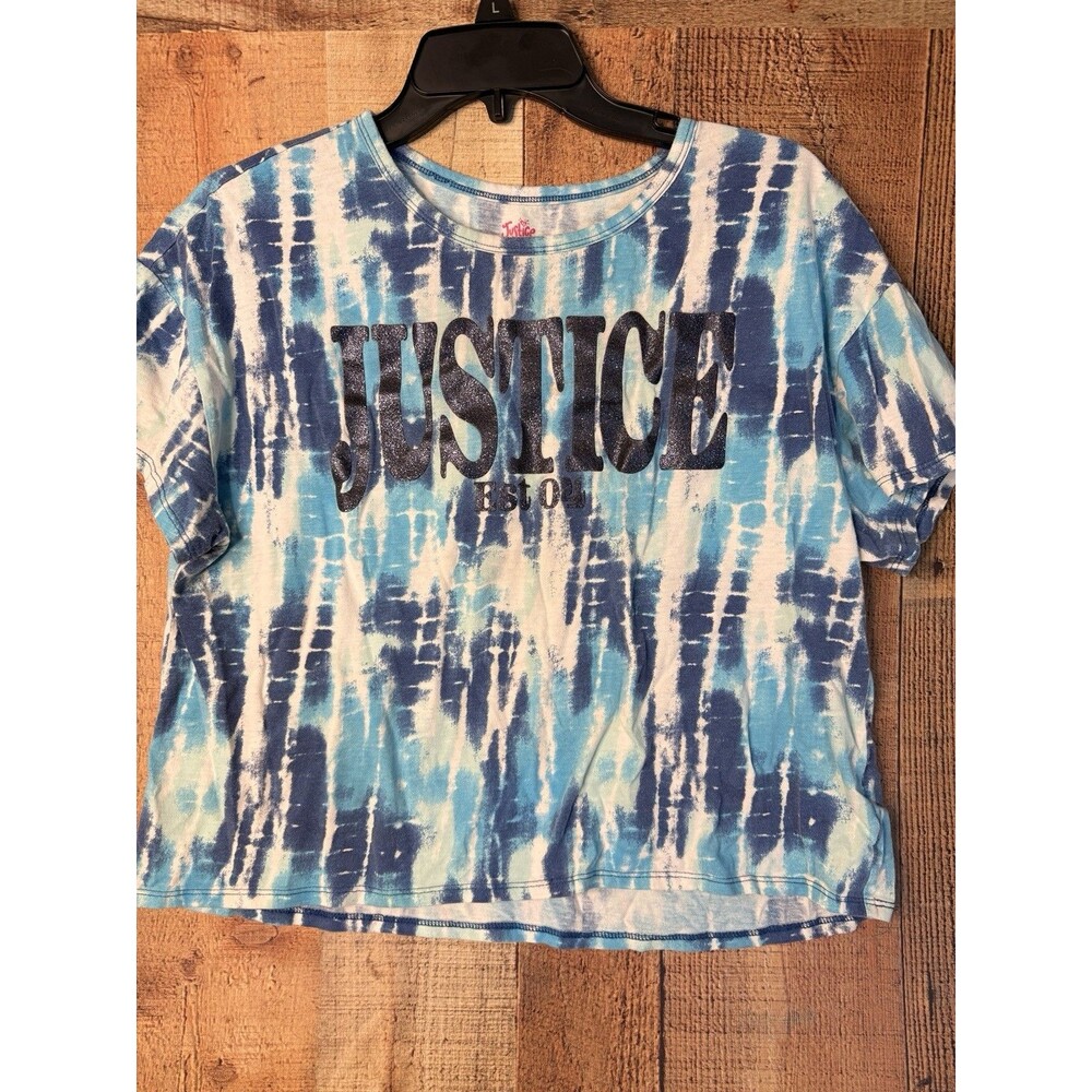 Justice Girls Tie Dye T-Shirt Size XL (16-18). NWT! Short Sleeve Tee.